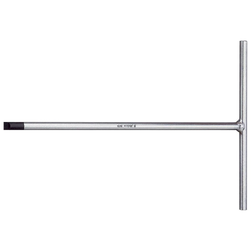 CHIAVE MASCHIO TAGLIO 8 MM CON IMPUGNATURA A T | LUNGHEZZA 250 MM BIBA-RICAMBI