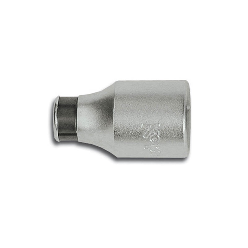 BUSSOLA PORTA INSERTI CROMATA CON SFERA DI TENUTA 1/2" x 5/16" | 38 MM BIBA-RICAMBI