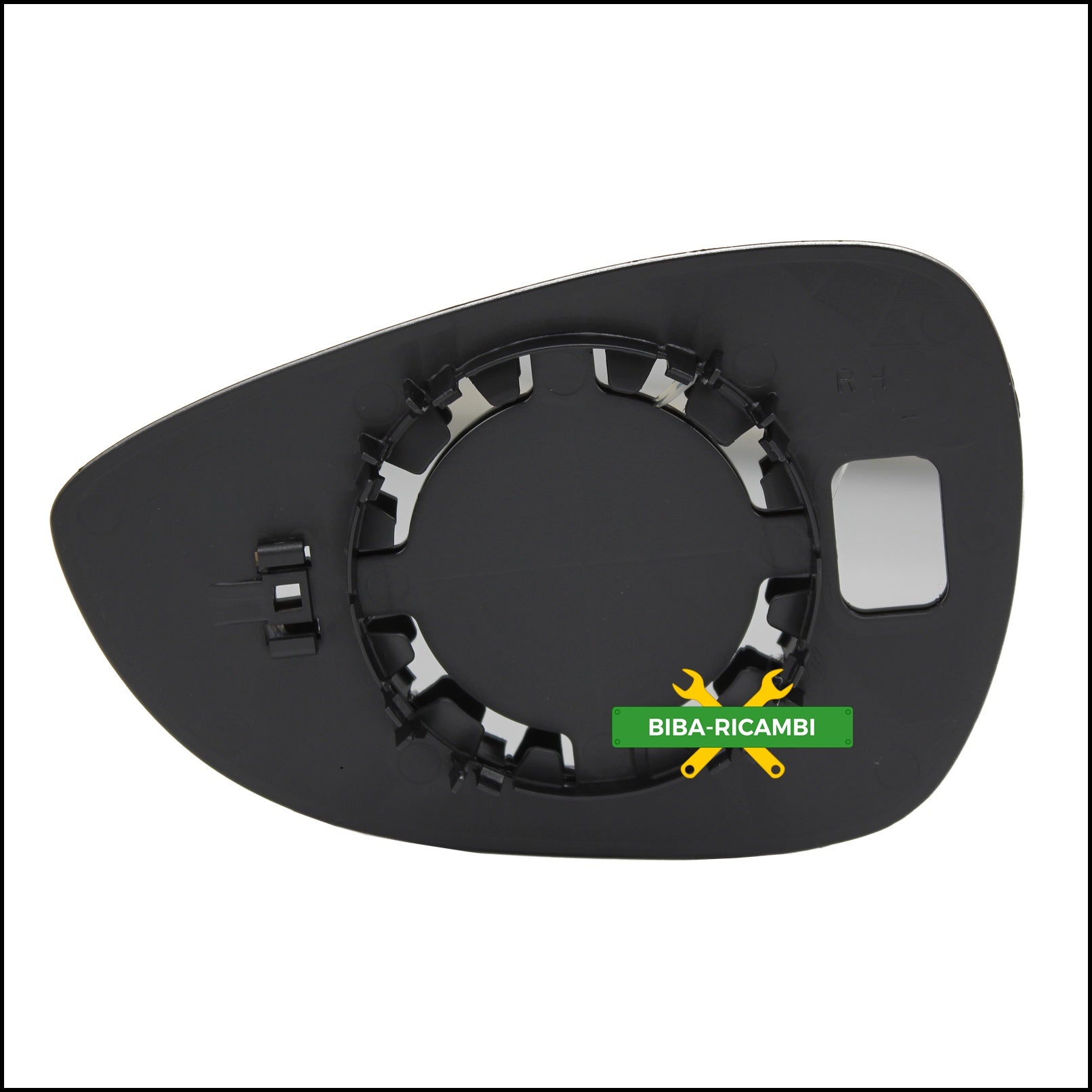 Piastra Specchio Retrovisore Asferica Lato Dx-Passeggero Per Ford Fiesta VI (CB1) dal 2008> BIBA-RICAMBI