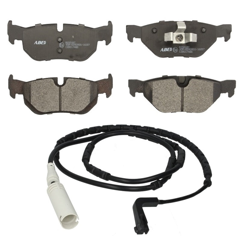 Kit Frenante Posteriore Compatibile Per Bmw Serie 1 Coupè (E82) Dal 2006> BIBA-RICAMBI