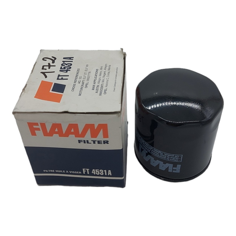 Filtro Olio Compatibile Per Austin | Chevrolet | Ford | Innocenti | LDV | MG | Opel | Rover Fiaam Filter BIBA-RICAMBI
