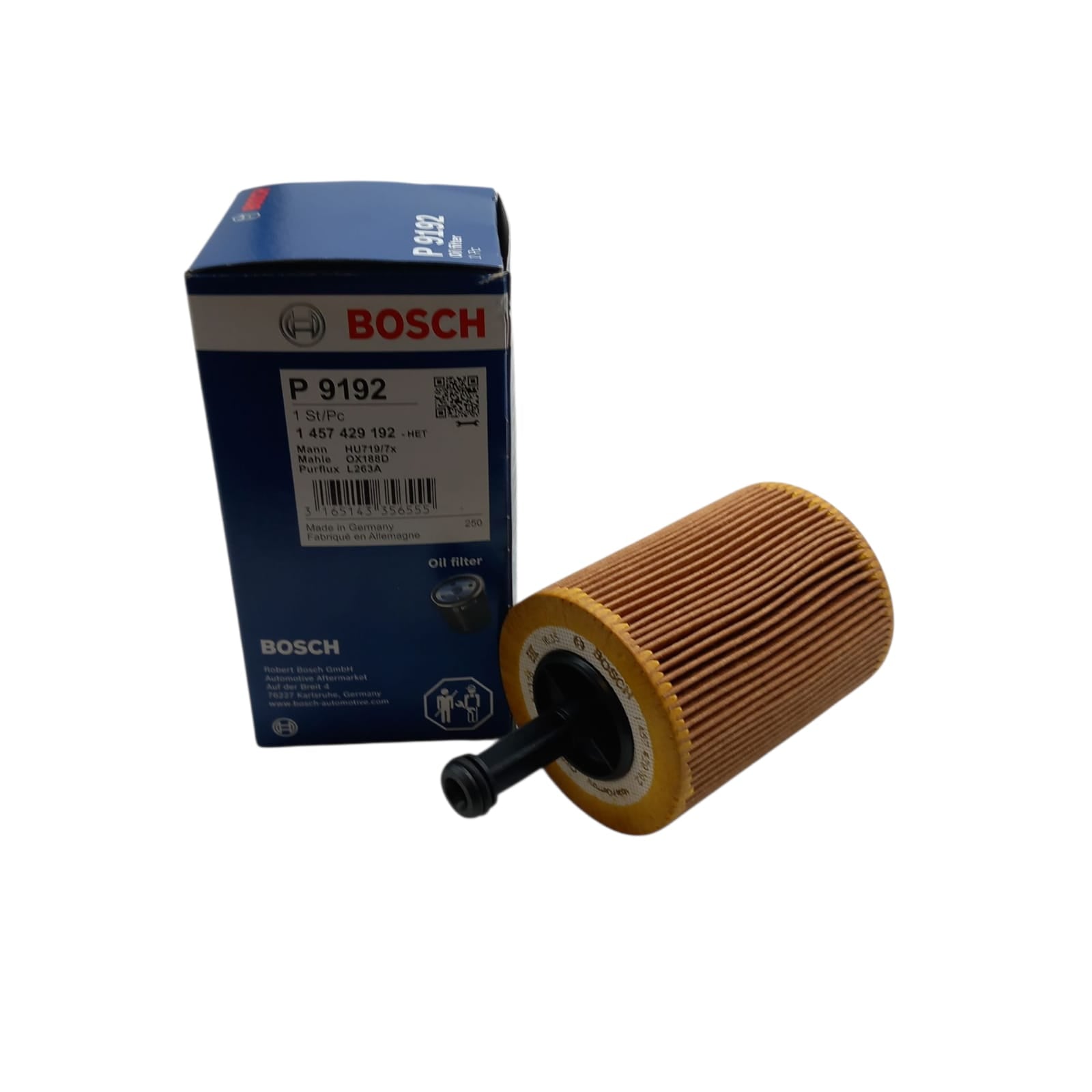 Filtro Olio Motore BOSCH Per Audi A3 II (8P) 1.9 TDI | 2.0 TDI 2003-2012