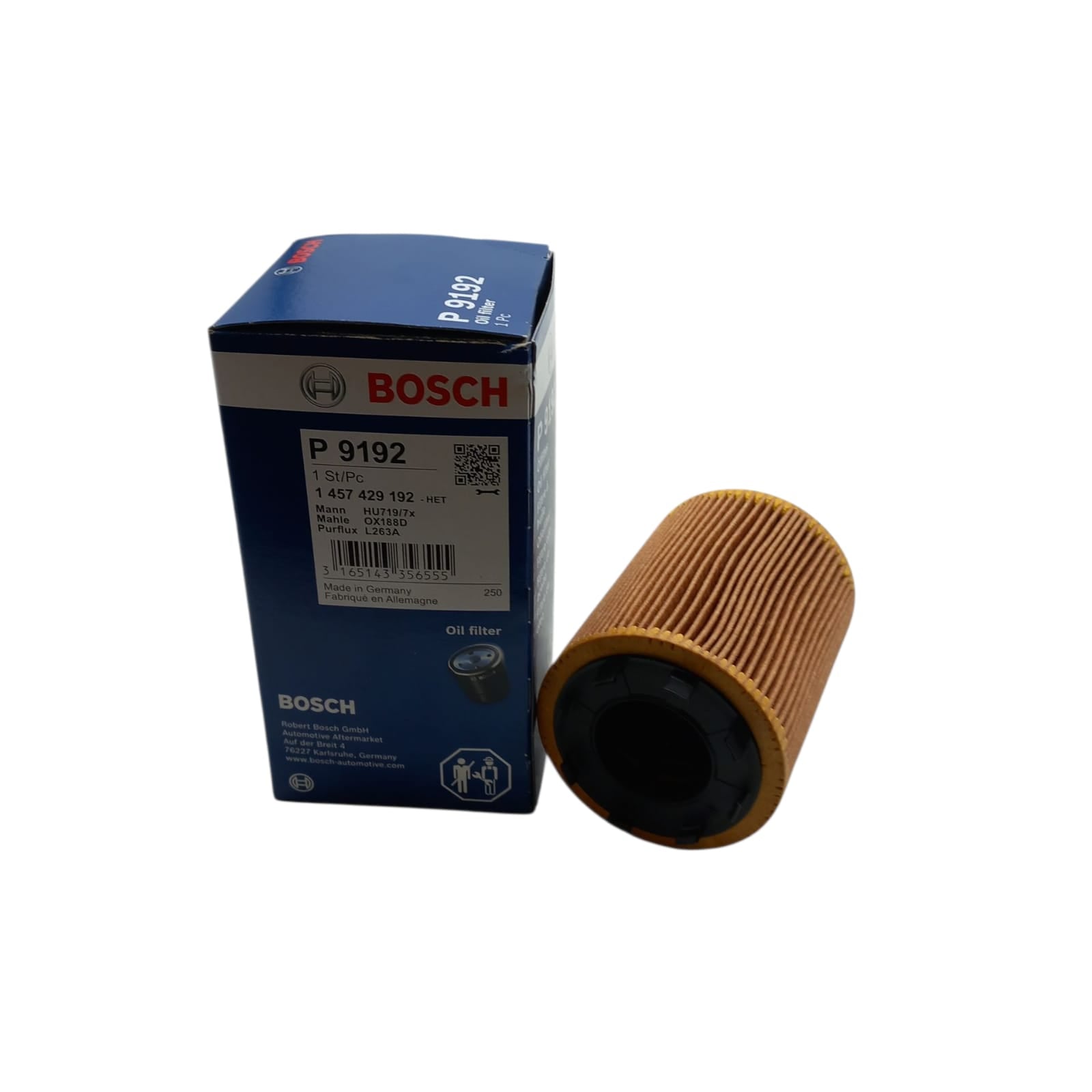 Filtro Olio Motore BOSCH Per Audi A3 II (8P) 1.9 TDI | 2.0 TDI 2003-2012