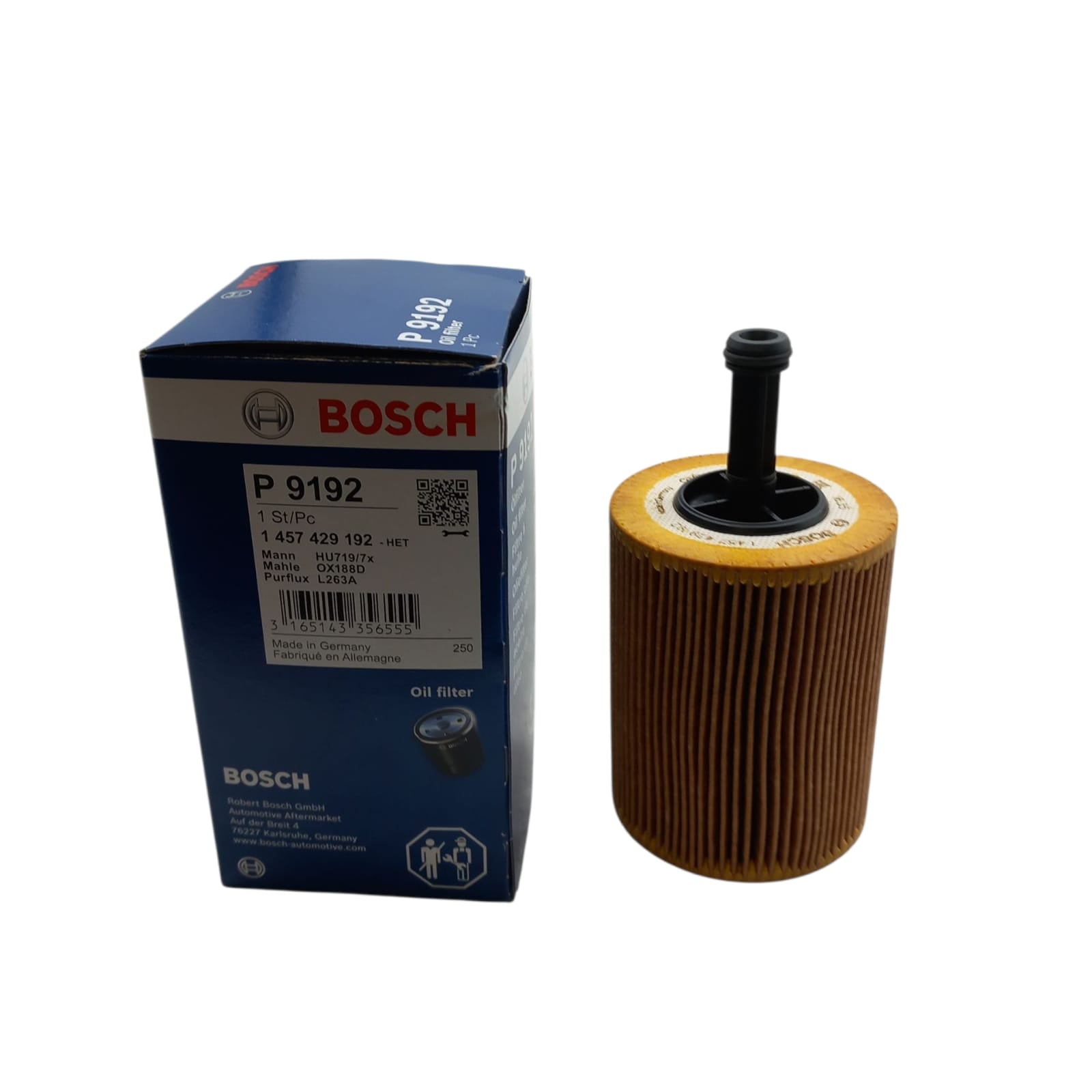 Filtro Olio Motore BOSCH Per Audi A3 II (8P) 1.9 TDI | 2.0 TDI 2003-2012