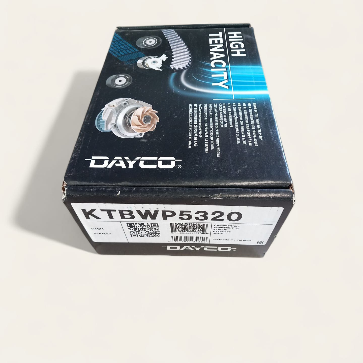 Kit Distribuzione DAYCO Codice. KTBWP5320