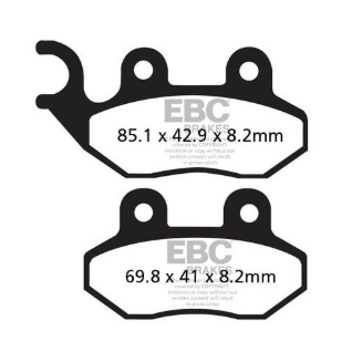 SFAC264 Pastiglie Freno Per SYM HD 2-200i 2010-2015