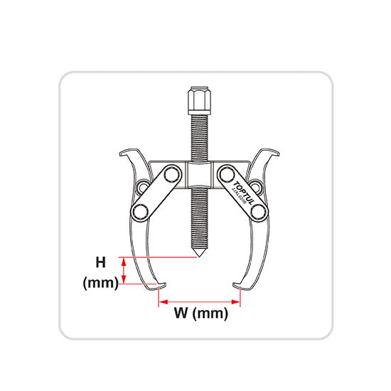 Estrattore professionale per ingranaggi TOPTUL