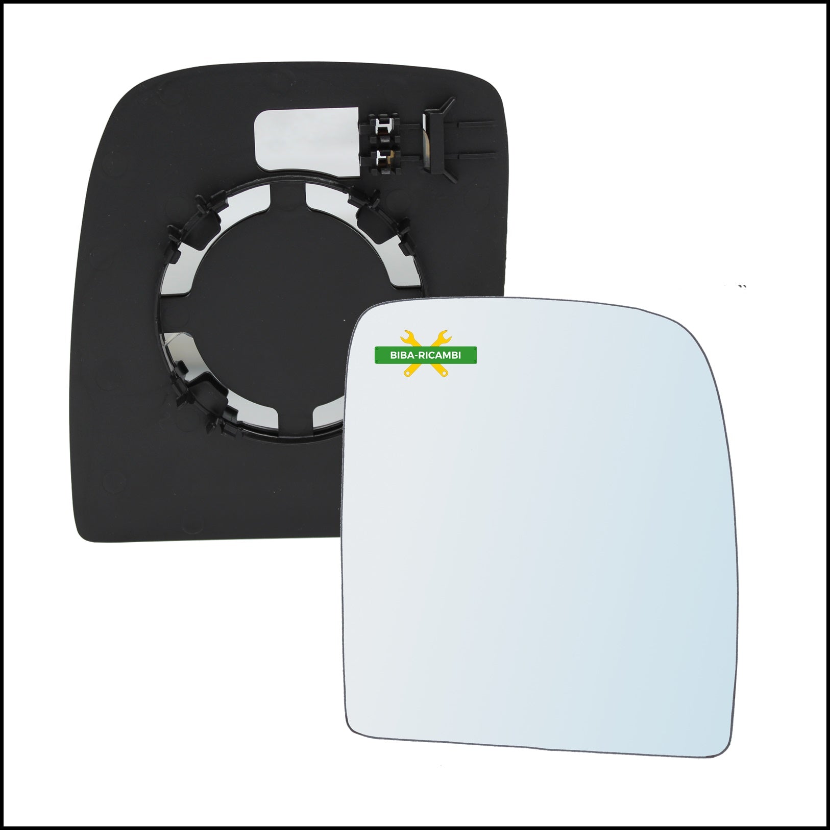 Piastra Specchio Retrovisore Lato Dx-Passeggero Per Peugeot Expert II dal 2007> BIBA-RICAMBI