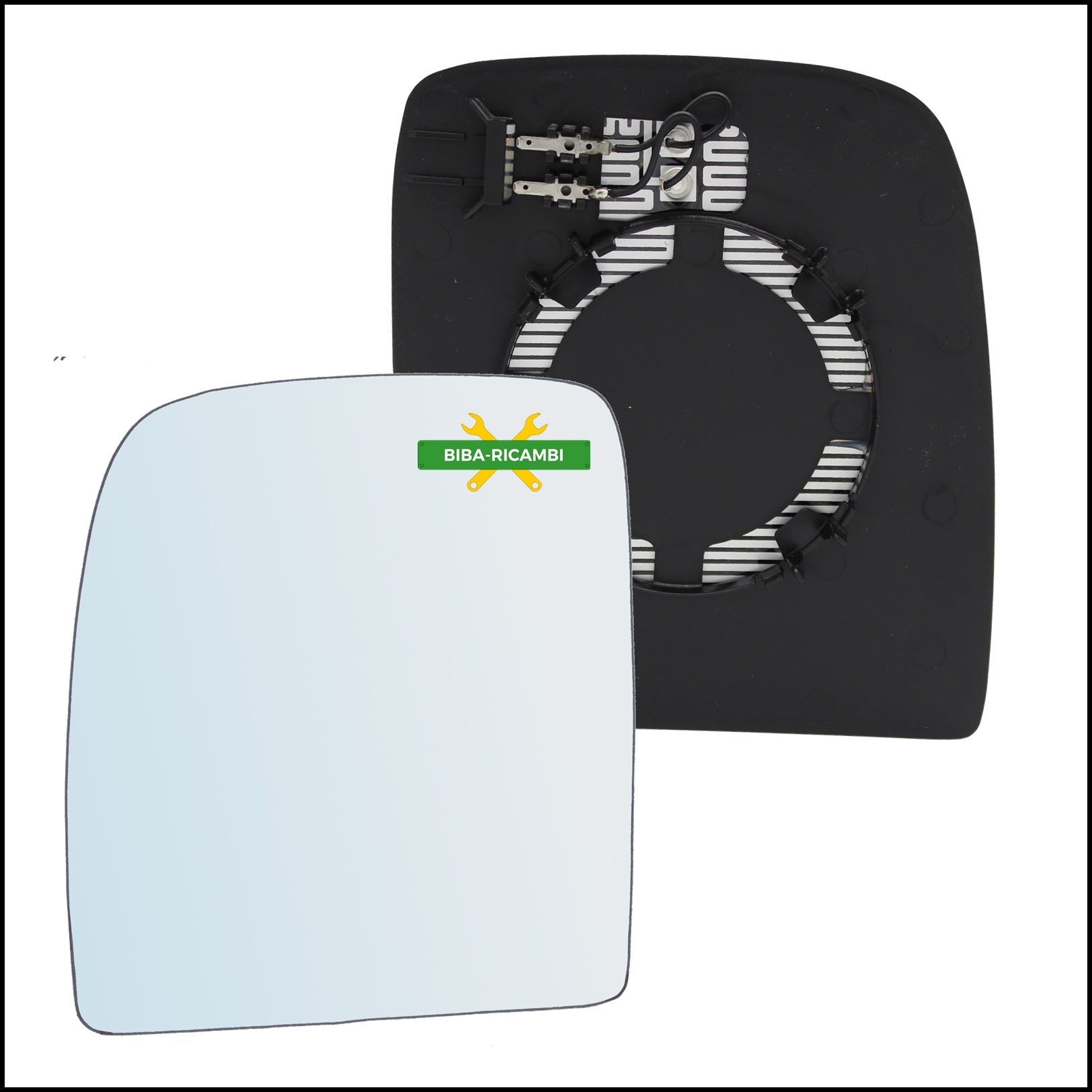 Piastra Retrovisore Termica Lato Sx-Guidatore Per Fiat Scudo II dal 2007> BIBA-RICAMBI