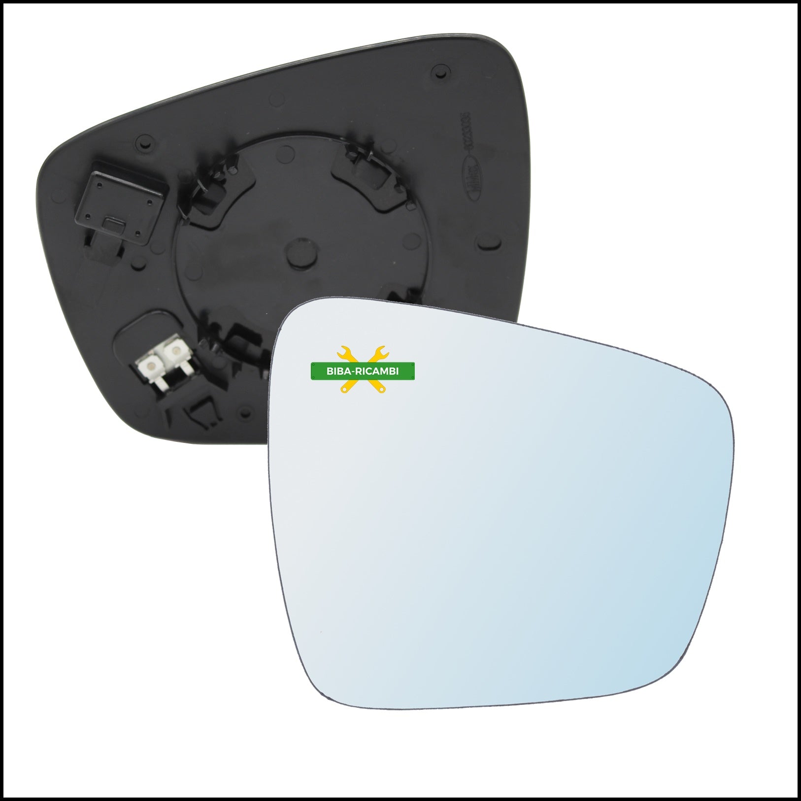 Piastra Specchio Retrovisore Lato Dx-Passeggero Per Renault Kadjar dal 2015> BIBA-RICAMBI