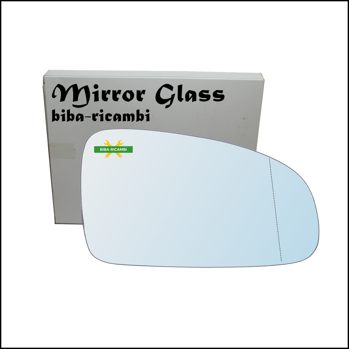 Vetro Specchio Retrovisore Asferico Lato Dx-Passeggero Per Chevrolet Kalos (T250,T255) dal 2005> BIBA-RICAMBI