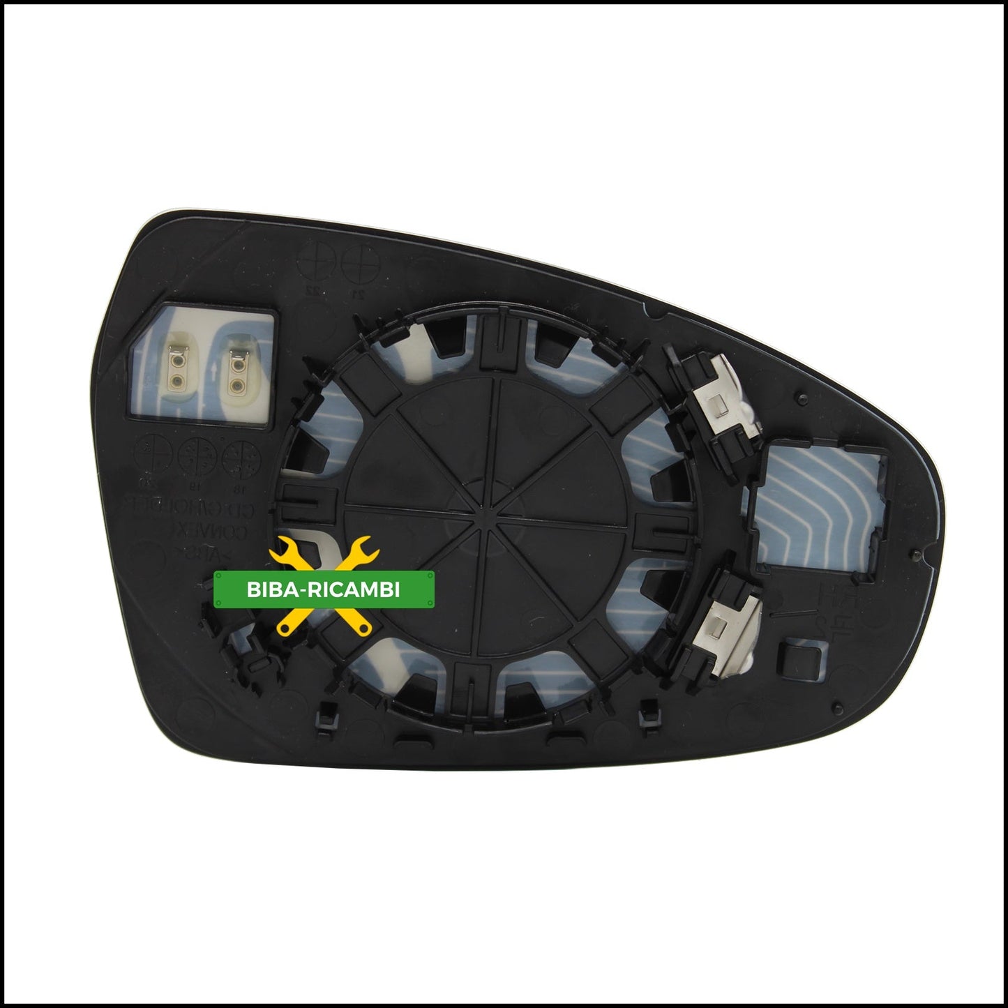 Piastra Retrovisore Termica Asferica Lato Sx-Guidatore Per Kia Ceed (CD) dal 2018> BIBA-RICAMBI