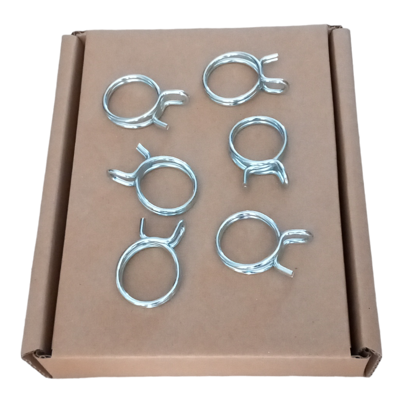 Kit 25 Fascette Bifilari a molla | Diametro Ø 9.8-10.4 mm MIKALOR