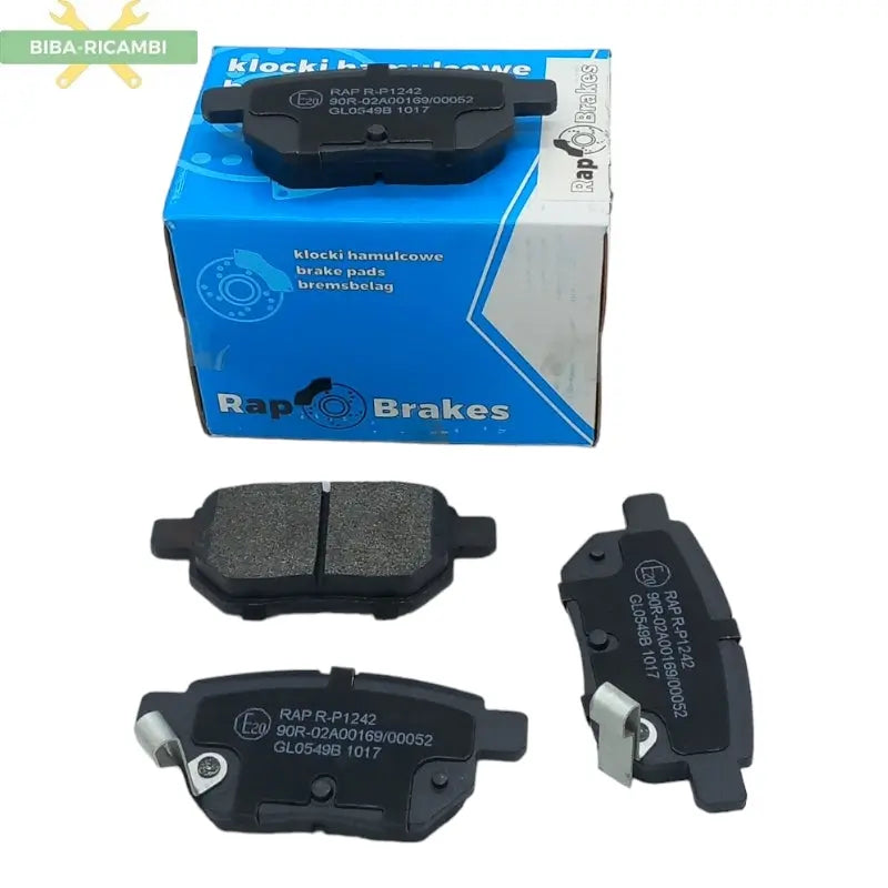 Kit 4 Pasticche Freno POSTERIORI Compatibili Per Toyota Carina V (T17) dal 1987> BIBA-RICAMBI