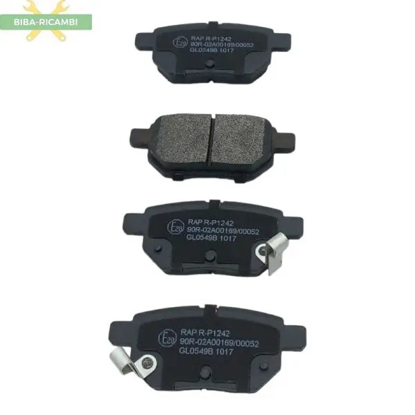 Kit 4 Pasticche Freno POSTERIORI Compatibili Per Toyota Carina V (T17) dal 1987> BIBA-RICAMBI