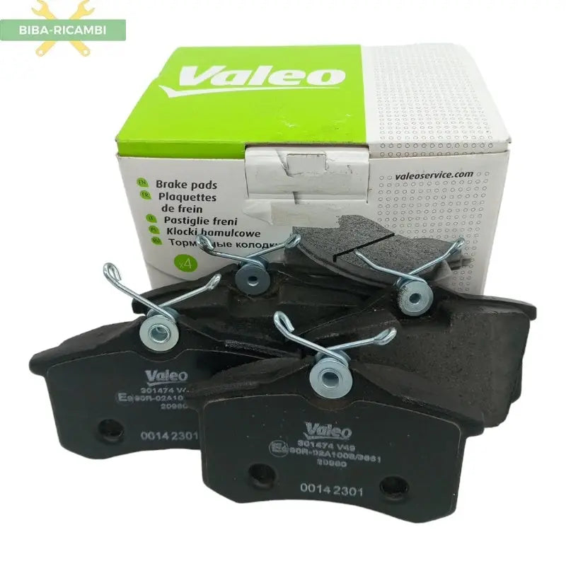 Kit 4 Pastiglie Freno Posteriori Compatibile Per Renault Scenic I MPV (JA0) dal 1999-2003 VALEO