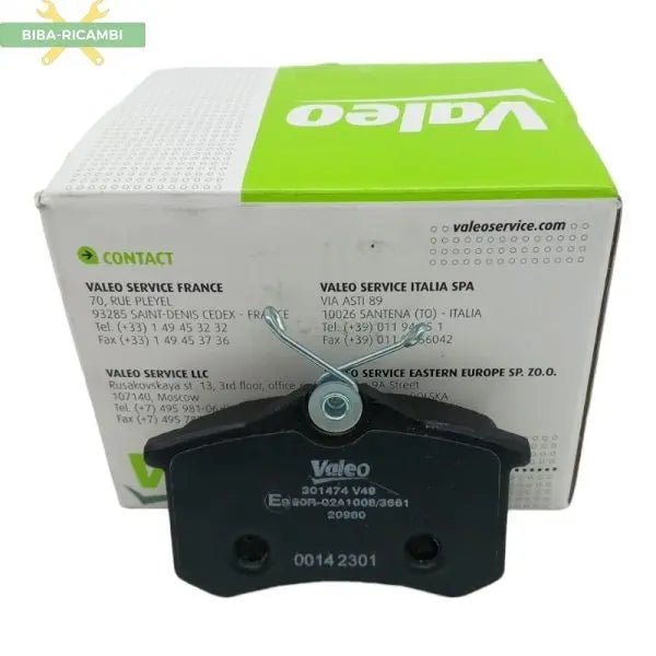 Kit 4 Pastiglie Freno Posteriori Compatibile Per Renault Scenic I MPV (JA0) dal 1999-2003 VALEO