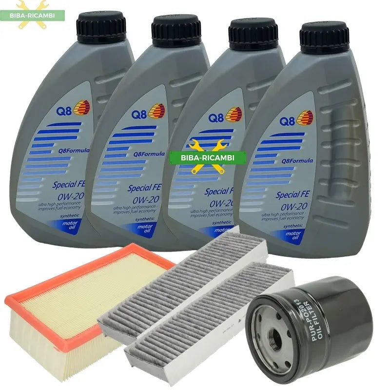 Kit Tagliando Filtri Olio 0W20 Per Citroen C4 Grand Picasso 1.2 81KW-110CV Q8