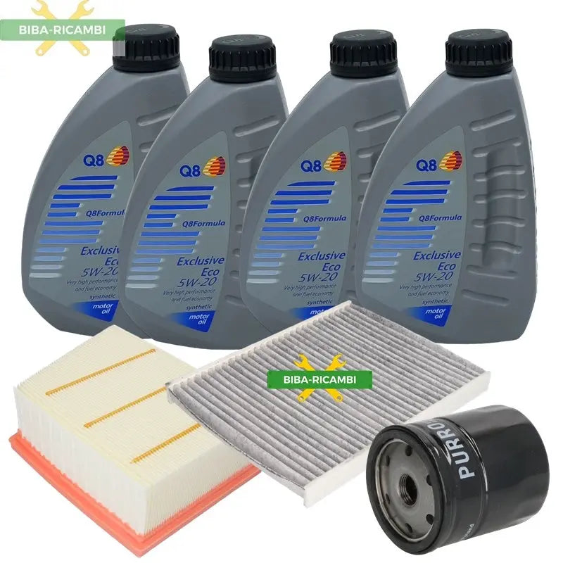 Kit Tagliando Filtri Olio Compatibile Per Ford EcoSport 1.0 EcoBoost 74kW-100CV BIBA-RICAMBI