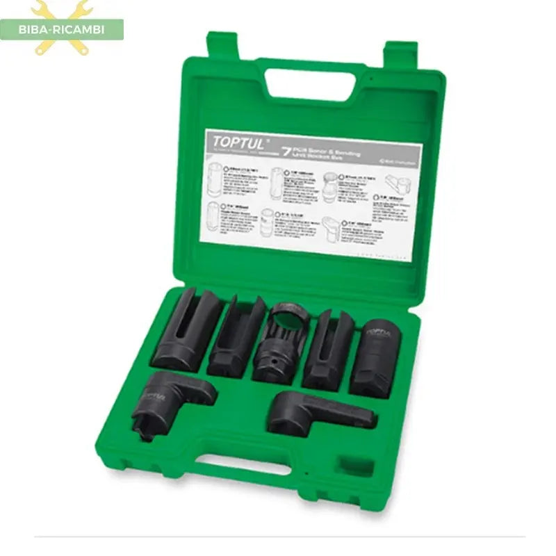 Kit professionale 7 prese assortite per la rimozione e l'installazione di sensori di ossigeno, TOPTUL