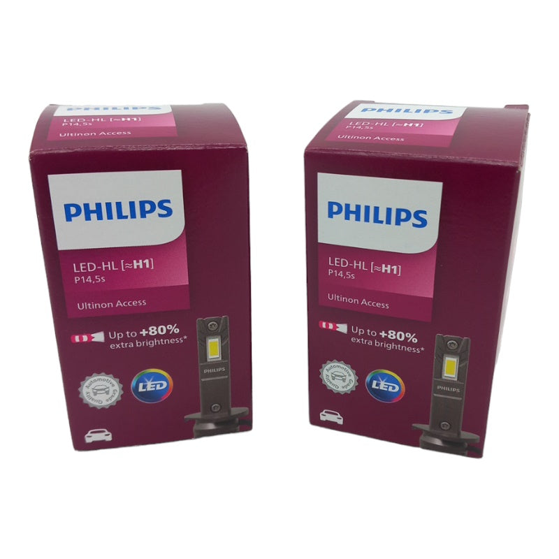 Lampadine Philips H1 Led Compatibile Per VW Vento (1H2) dal 1991-1998 BIBA-RICAMBI