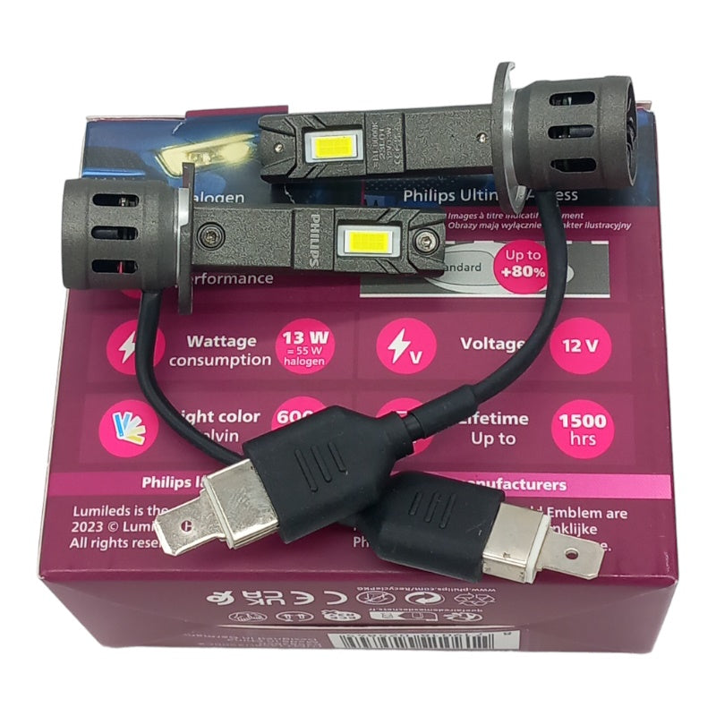 Lampadine Philips H1 Led Compatibile Per VW Vento (1H2) dal 1991-1998 BIBA-RICAMBI