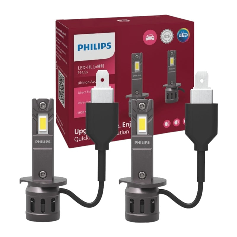 Lampadine Philips H1 Led Compatibile Per VW Vento (1H2) dal 1991-1998 BIBA-RICAMBI