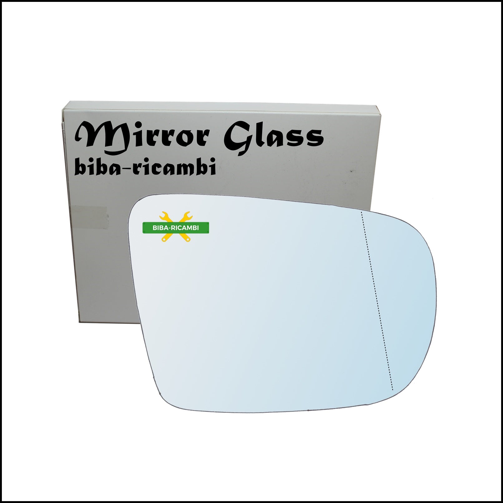 Vetro Specchio Retrovisore Asferico Lato Dx-Passeggero Per Subaru Legacy IV (BL,BP) dal 2003-2009 BIBA-RICAMBI