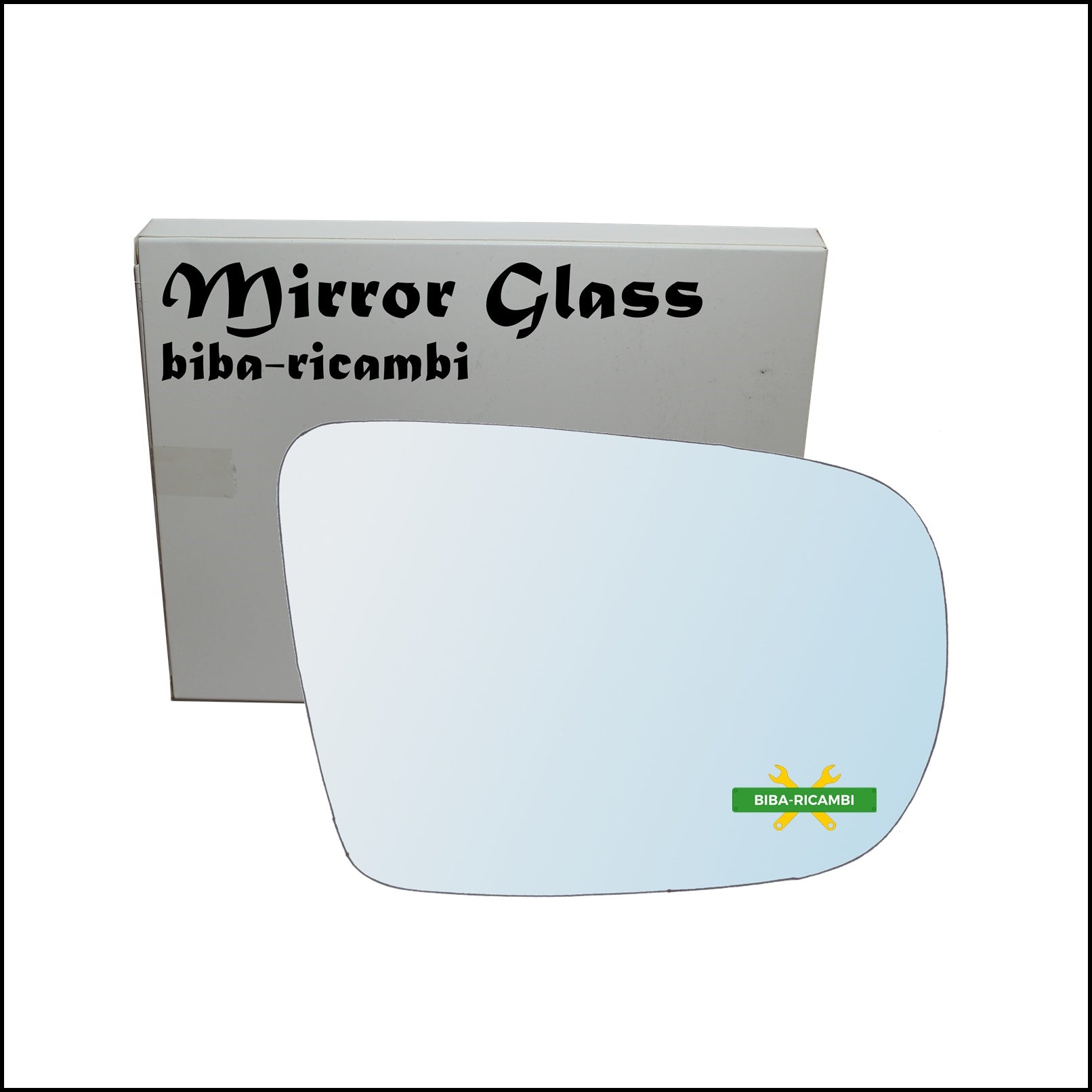 Vetro Specchio Retrovisore Cromato Lato Dx-Passeggero Per Subaru Legacy IV (BL,BP) dal 2003-2009 BIBA-RICAMBI