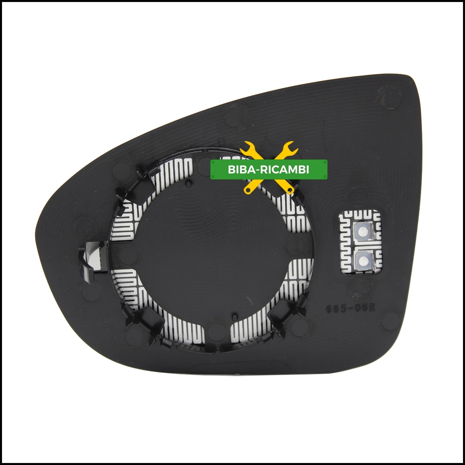 Specchio Piastra Retrovisore Termica Lato Dx-Passeggero Per Opel Meriva B 2010-2017 BIBA-RICAMBI