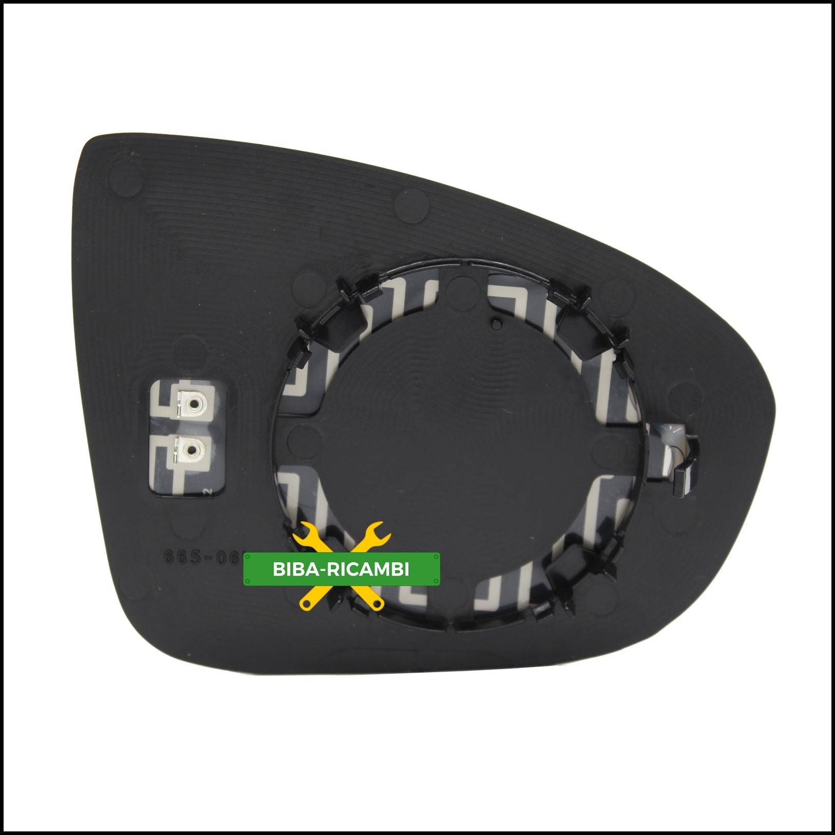 Specchio Piastra Retrovisore Termica Lato Sx-Guidatore Per Opel Meriva B 2010-2017 BIBA-RICAMBI