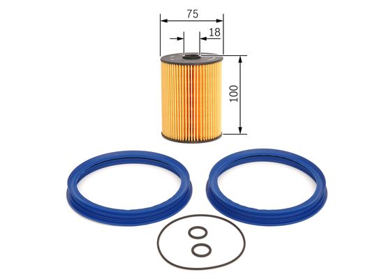 A. Filtro Carburante Benzina Marca Bosch F3020 | F 026 403 020 BIBA-RICAMBI