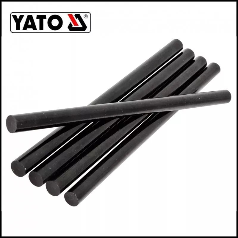 5 Stick colla a caldo colore nero YATO