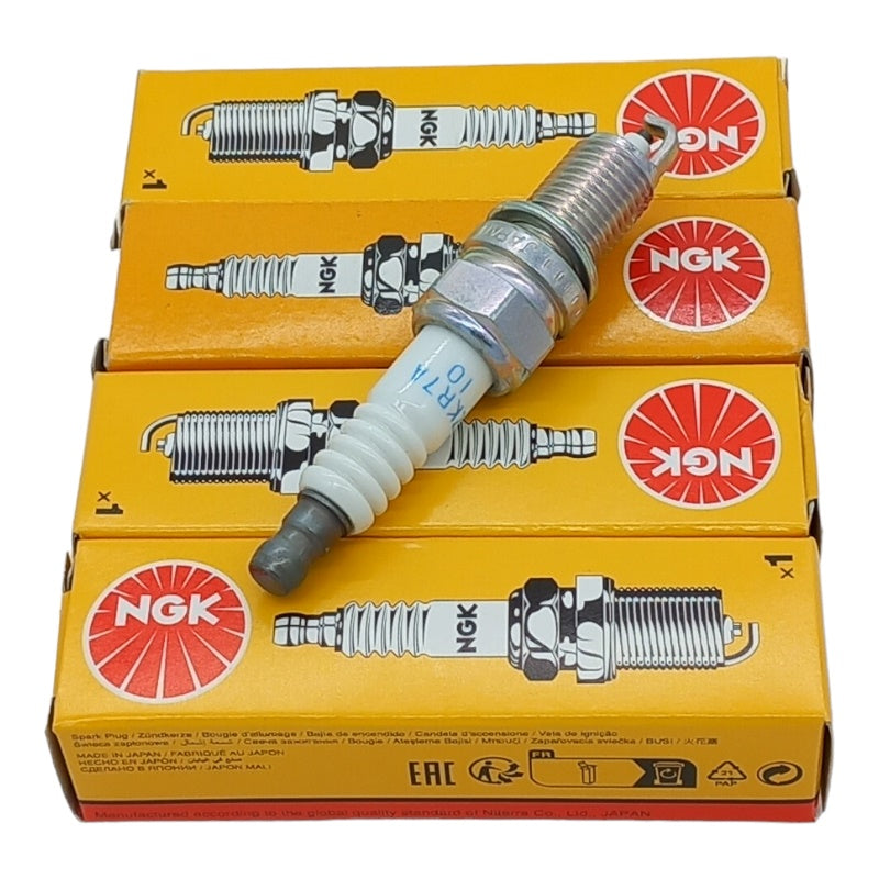 Kit 4 Candele NGK Compatibile Per Fiat Punto Evo (199) 1.4 55KW | Motore. 199A7.000 NGK