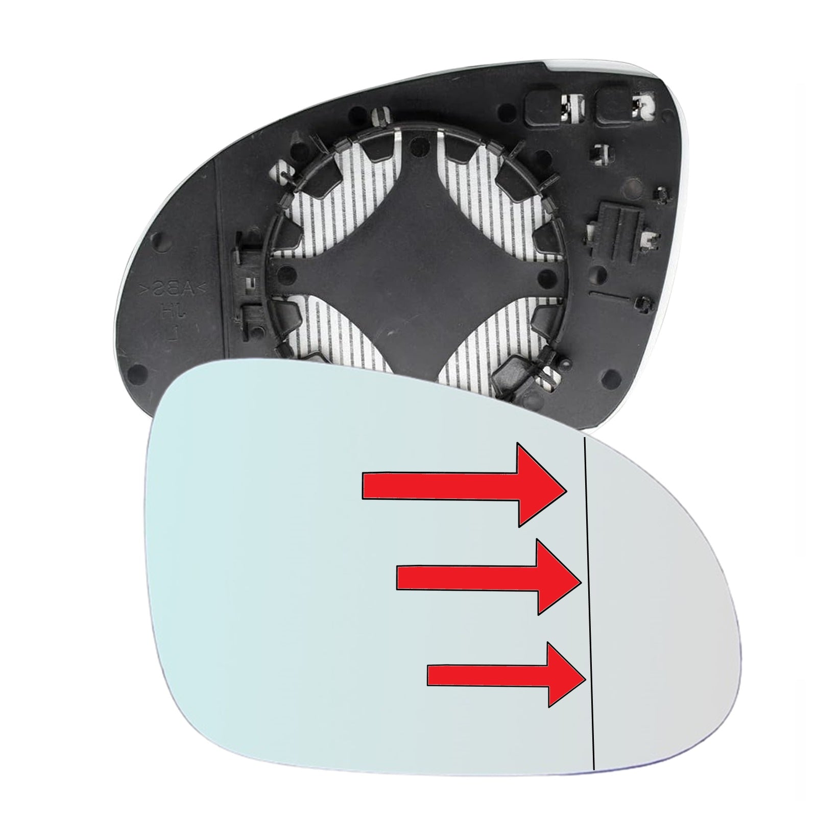 Specchio Retrovisore ASFERICO Lato-DX Per Skoda Superb I (3U4) dal 2006-2008