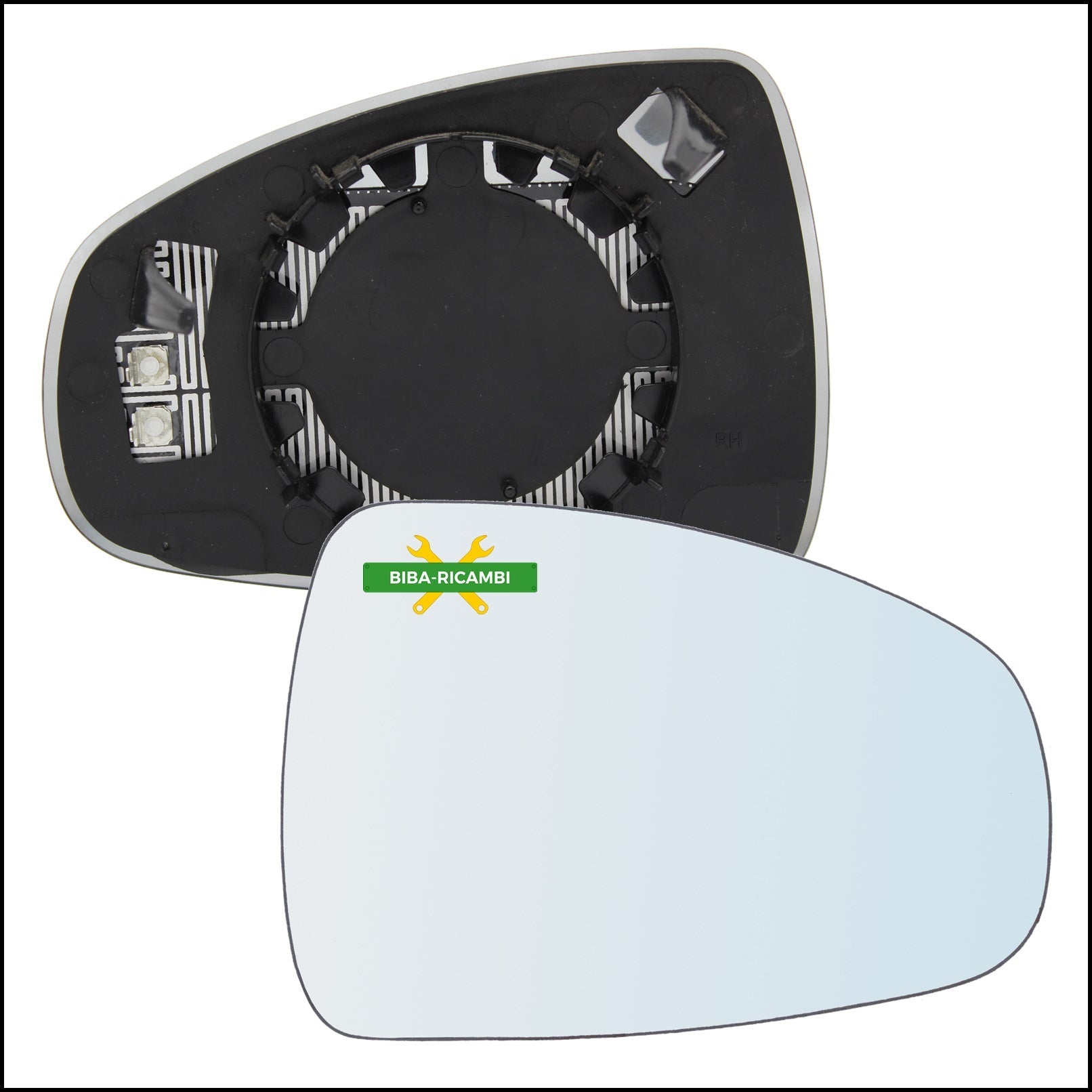 Piastra Retrovisore Termica Lato Dx-Passeggero Per Audi A1 (8X) dal 2010> BIBA-RICAMBI