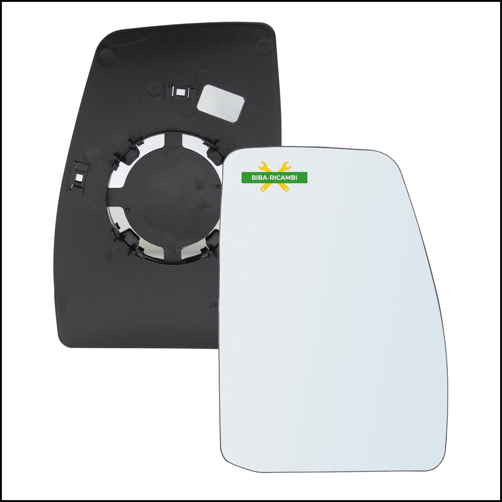 Piastra Retrovisore Lato Dx-Passeggero Per Ford Transit Custom dal 2012> BIBA-RICAMBI