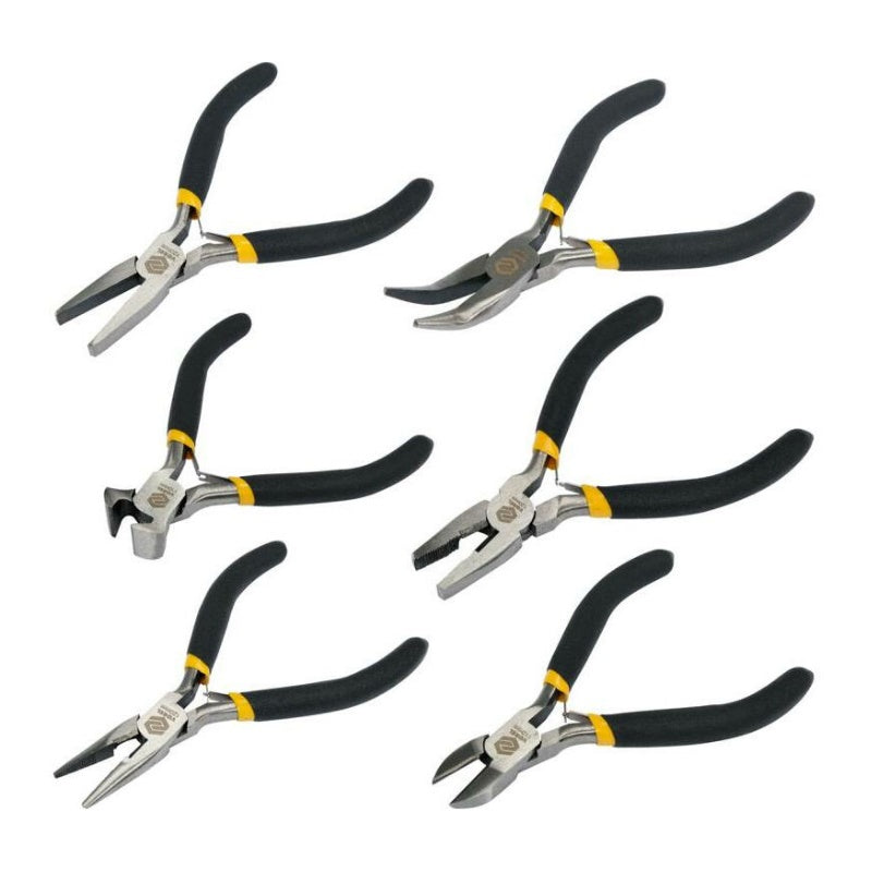 Mini pinze da elettronica, 6 pezzi, lunghezza 125 mm VOREL