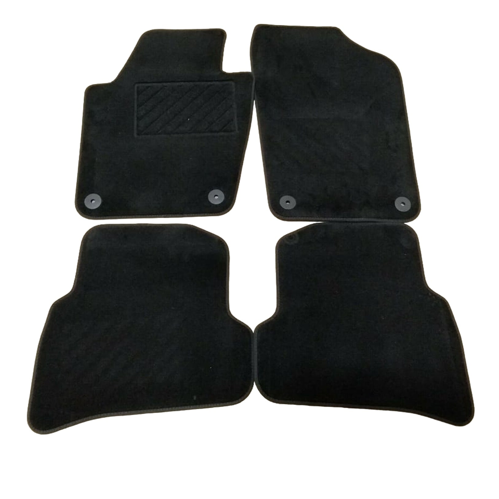 Kit 4 Tappetini In Moquette Originali VW Compatibile Per Polo (6R) dal 2009> BIBA-RICAMBI