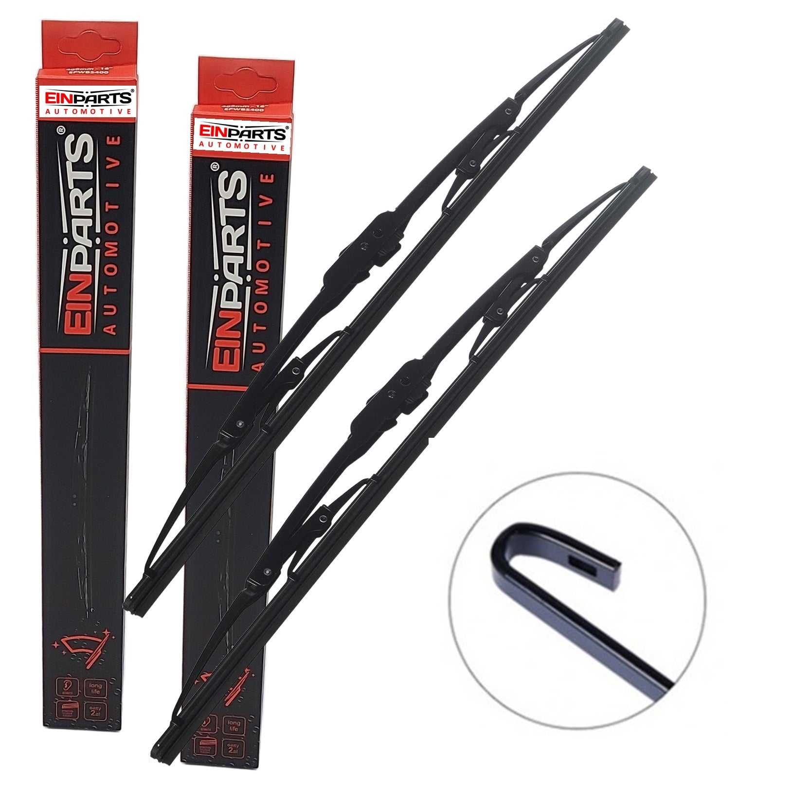 525/500 Spazzole Tergicristallo Compatibile Per Volvo V40 sw dal 01/1995>12/2004 BIBA-RICAMBI