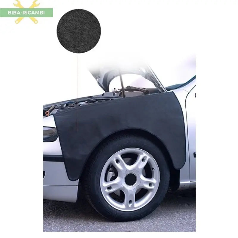 Parafango Auto Fodera Protezione Officina Coperta per Magnetico Protezione Nero INTERPARTS