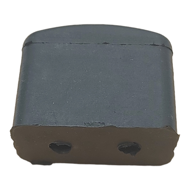 Tampone Battisponda Paracolpi In Gomma Bombato 50x30x30 | 2 Fori BIBA-RICAMBI