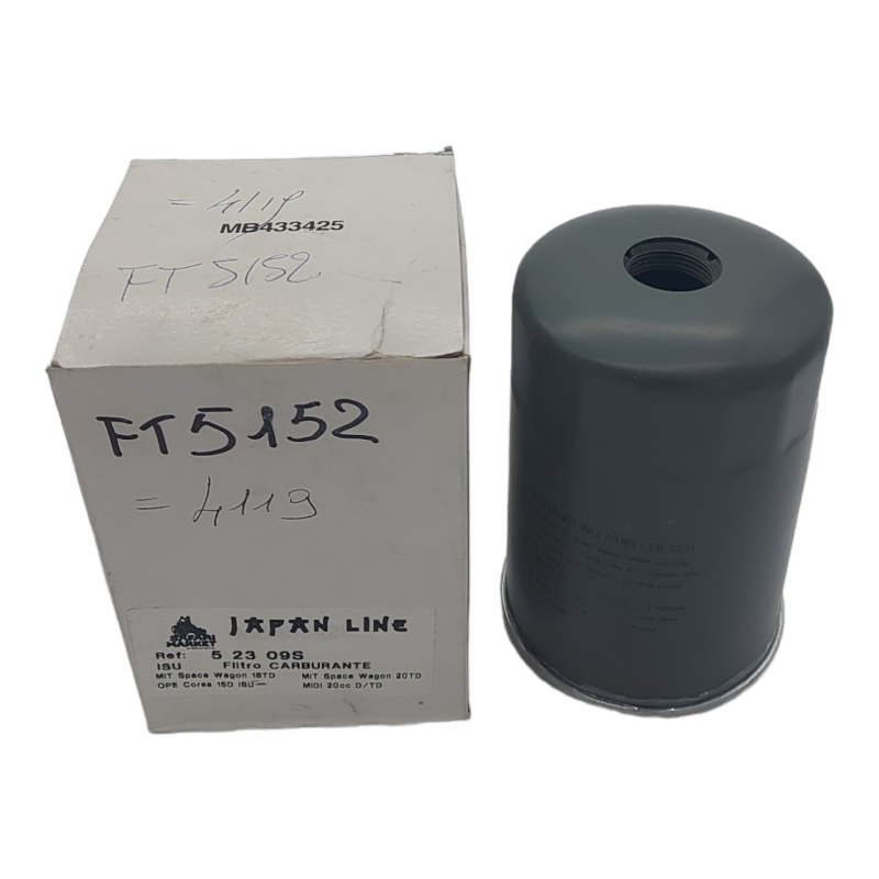 Filtro Carburante Compatibile Per Bedford | Daihatsu | Hyundai | Isuzu | Kia | Mitsubishi Marca Japan Line BIBA-RICAMBI