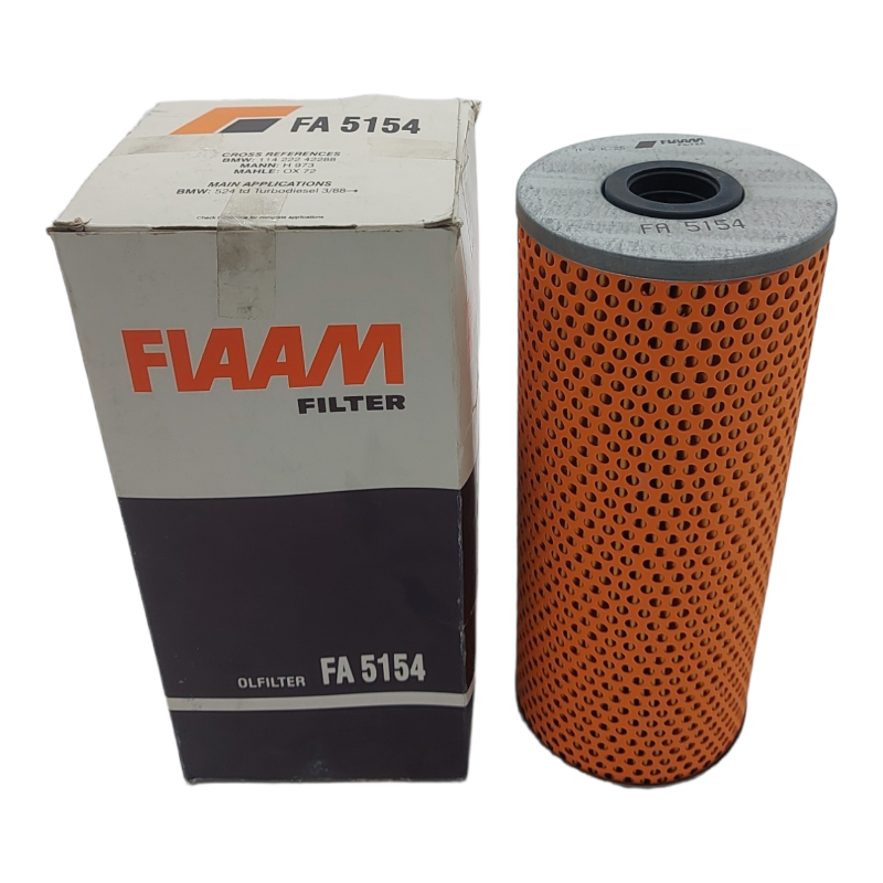 Filtro Olio Compatibile Per BMW Serie 5 Fiaam Filter BIBA-RICAMBI