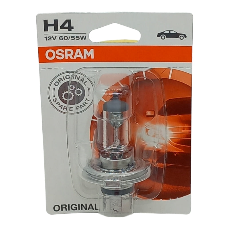 10 LAMPADE OSRAM H4 CLASSIC ORIGINAL LINE BILUX 64193 (10pzz) BIBA-RICAMBI