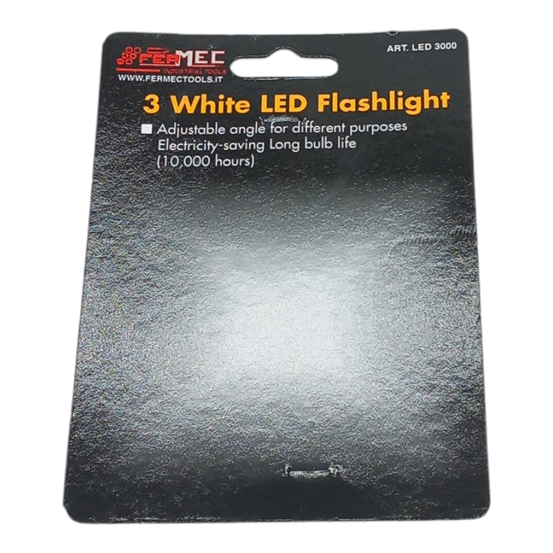 Mini torcia clip faretto a batteria faro LED orientabile pesca emergenza lettura FERMEC