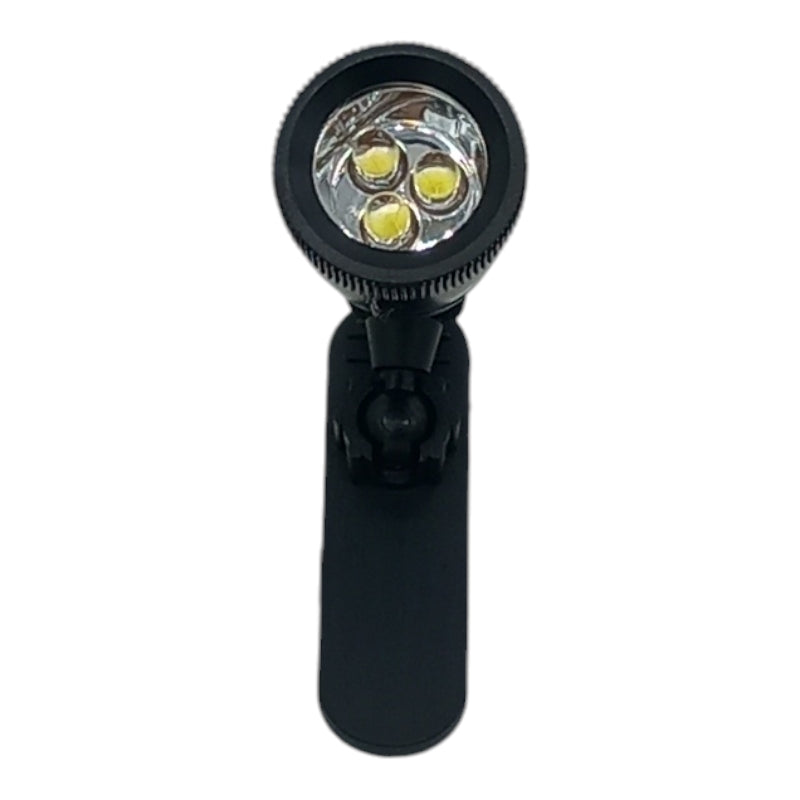 Mini torcia clip faretto a batteria faro LED orientabile pesca emergenza lettura FERMEC