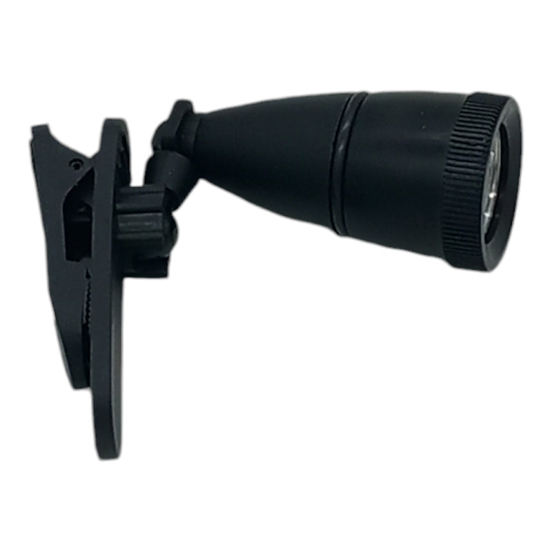 Mini torcia clip faretto a batteria faro LED orientabile pesca emergenza lettura FERMEC