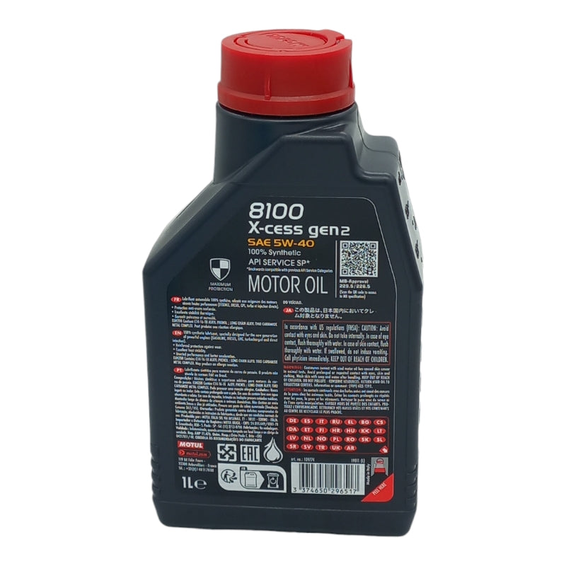 MOTUL 8100 X-CESS 5W-40 MOTUL