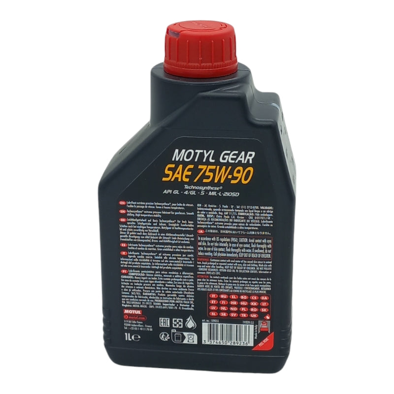 A. Moltul Motyl Gear 75W90 GL4 | GL5 1 LT MOTUL
